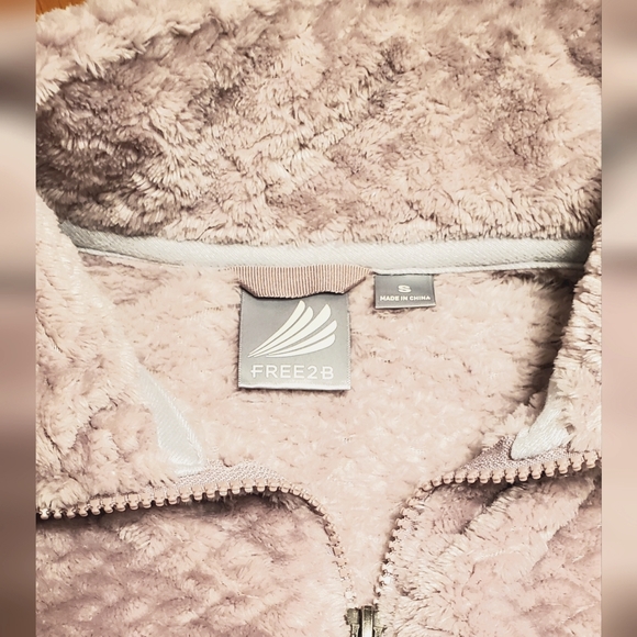Free2B braided butter pile, light purple zipper jacket. Sz S - Picture 13 of 15